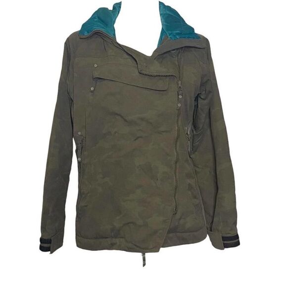 𝅺solstice Waterproof Jacket Ski Snow‎ Camo Print Thinsulate Size Medium - Picture 1 of 16